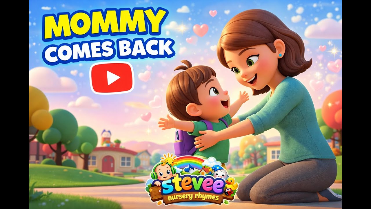 “Mommy Comes Back” ♥️ | Stevee Nursery Rhymes