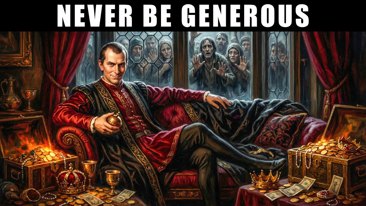 NEVER Be Generous - Machiavelli’s Warning on Money & Wealth