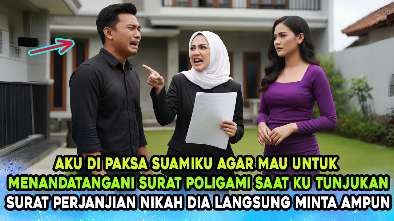 AKU DI PAKSA SUAMI AGAR MAU POLIGAMI SAAT KULIHATKAN SURAT INI DIA MENYESAL #novelromantis