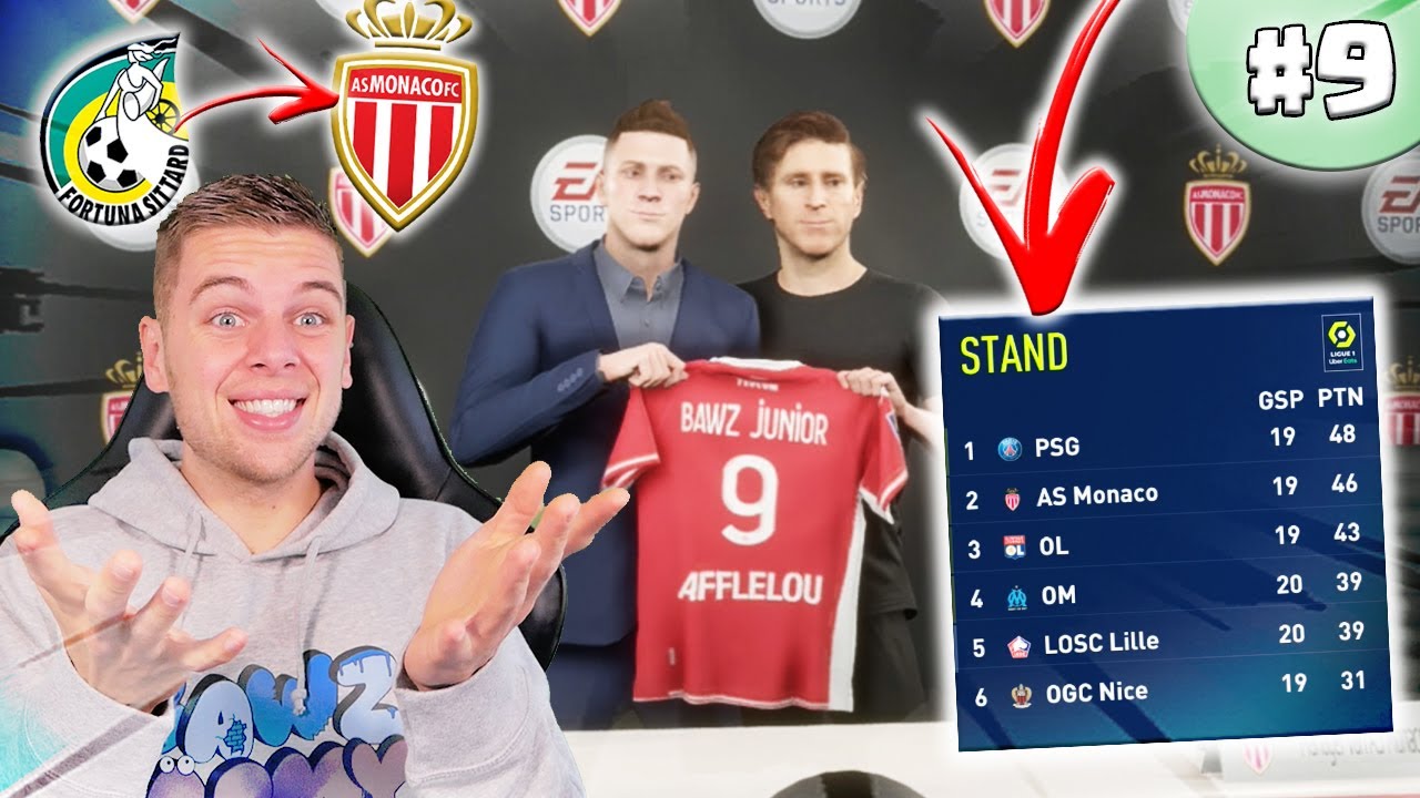 EERSTE WEDSTRIJD BIJ AS MONACO + 5 STAR WEAK FOOT! BAWZ JUNIOR #9