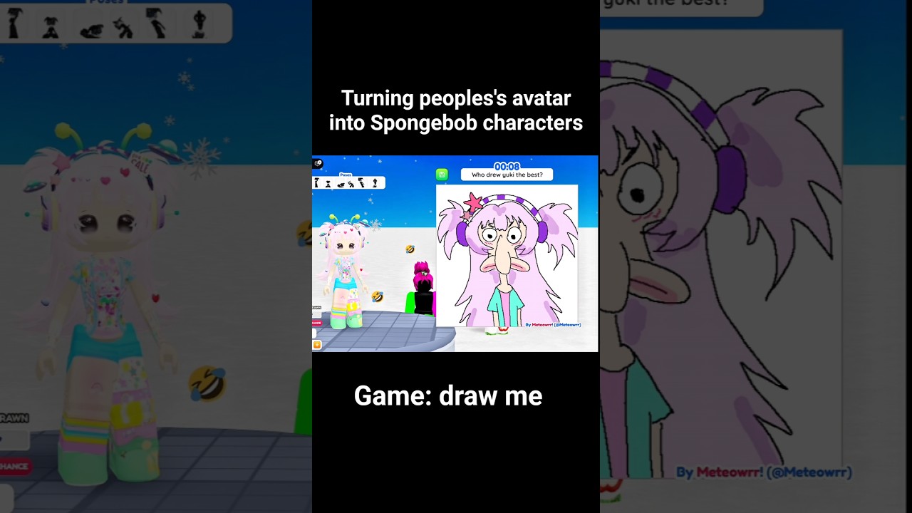 Turning people's avatar into spongebob characters 
