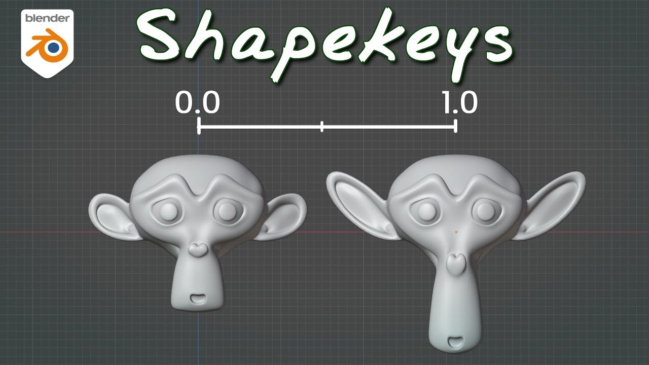RIGGING L3-9: Shapekeys for Beginners in 7 Minutes