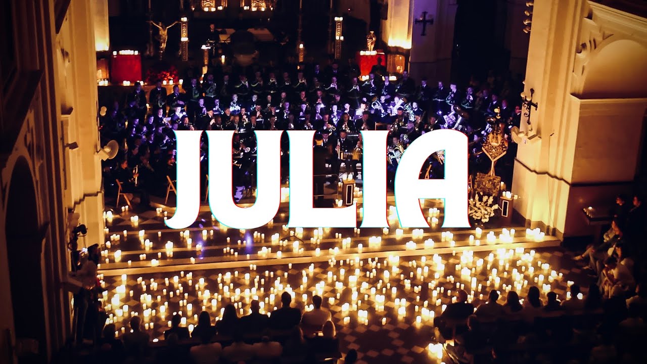 [4K] JULIA | ESTRENO | Virgen de los Reyes | Bajo Palio Caridad