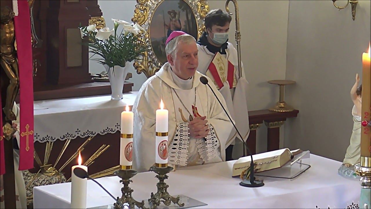 Wizytacja Pasterska w Par. pw. św. Małgorzaty w Bzowie - prow. Ks. Bp dr Ryszard Kasyna - 18.04.2021