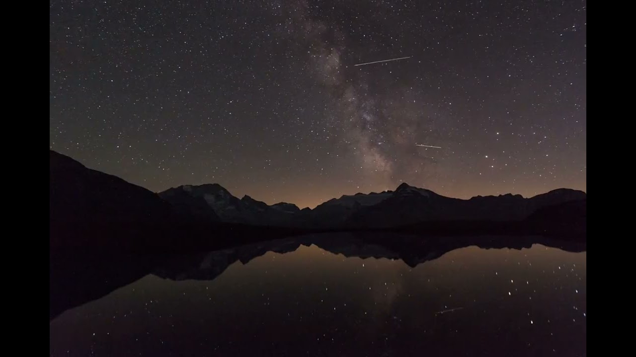 Relaxing Sleep Piano with Night Sky 🌙 Deep Sleep Music 432Hz | Calm Night (1 Hour)