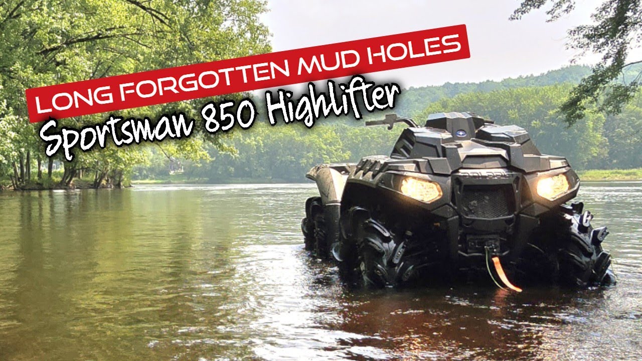 Exploring Hidden Forest Trails with Our ATV! Polaris Sportsman 850 High Lifter Finds the Deep Mud