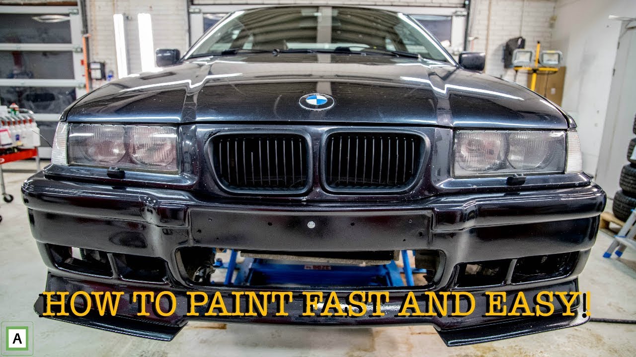 E36 Compact Gets Painted! How to DIY (Ish)