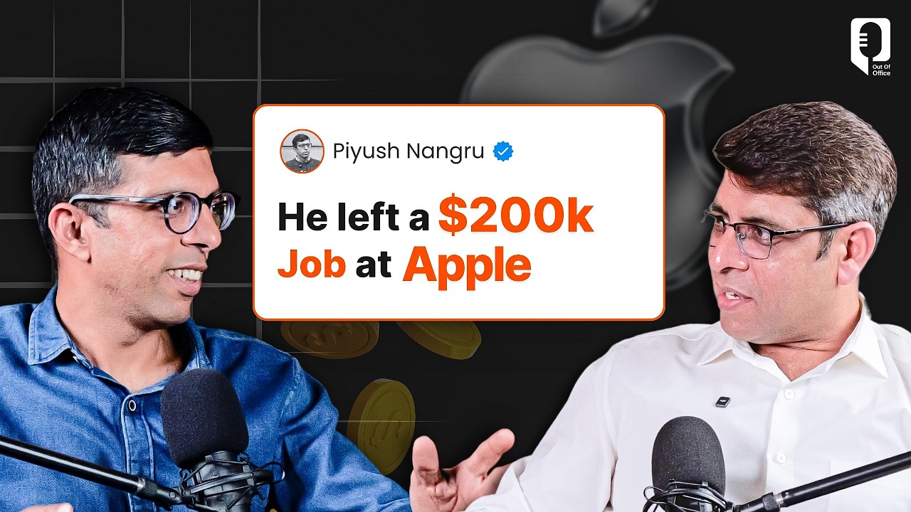 HE QUIT A $200K JOB AT APPLE TO BUILD HIS STARTUP IN INDIA | OOO | EP 02 | PIYUSH N. x NARINDER K.