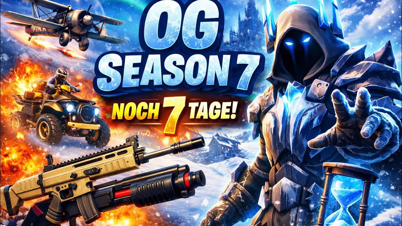 🔥 NUR NOCH 7 TAGE! OG Season 7 & der Eiskönig erwacht 👑❄️