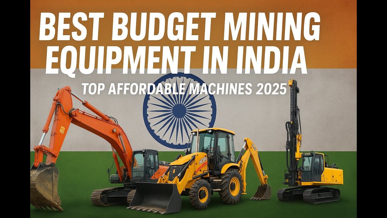 India&rsquo;s Best Affordable Mining Machinery for Small & Medium Operations (2025 Guide)