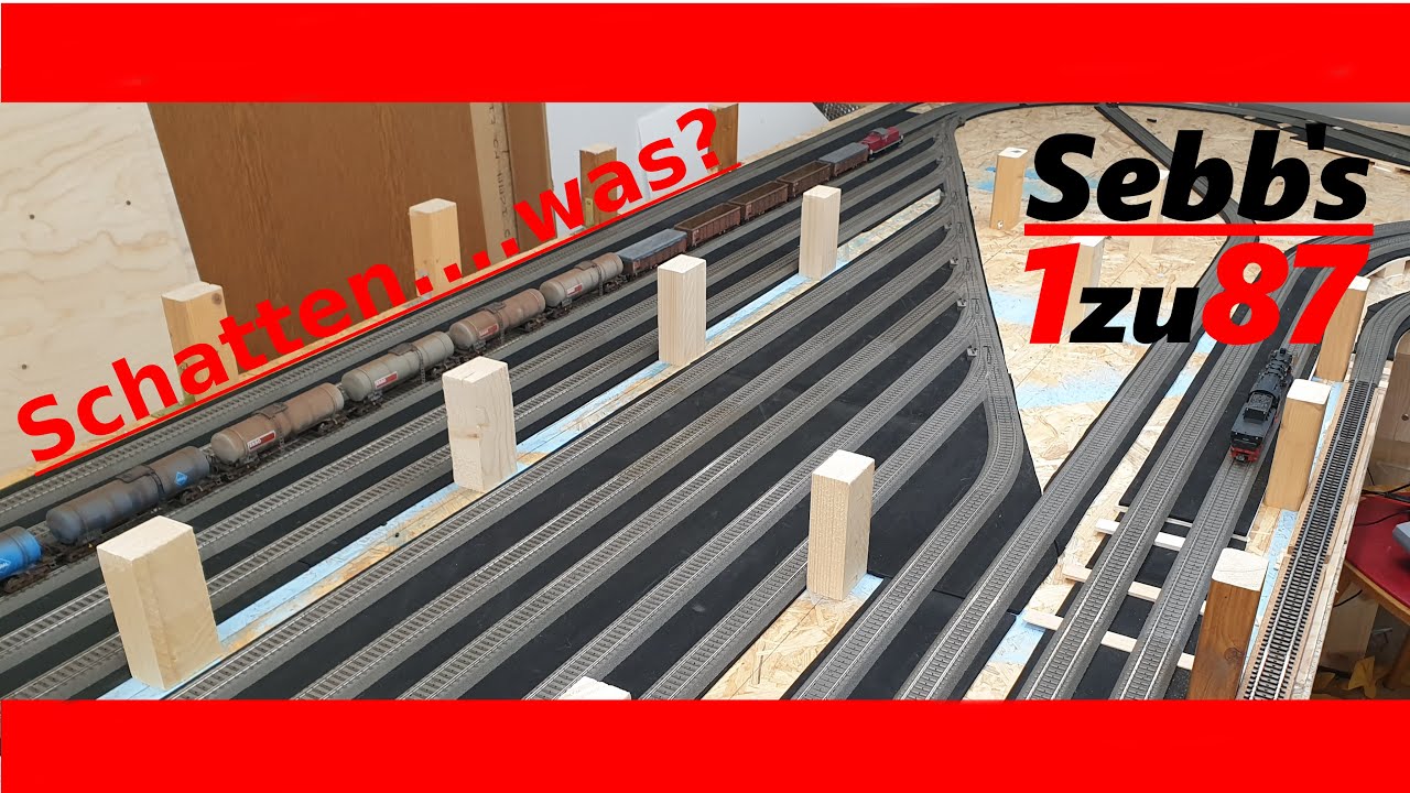 Unser Schattenbahnhof ( Mehrfachbelegte Gleise, gesteuert mit der Märklin CS 2 ) Ein Haufen Gleise