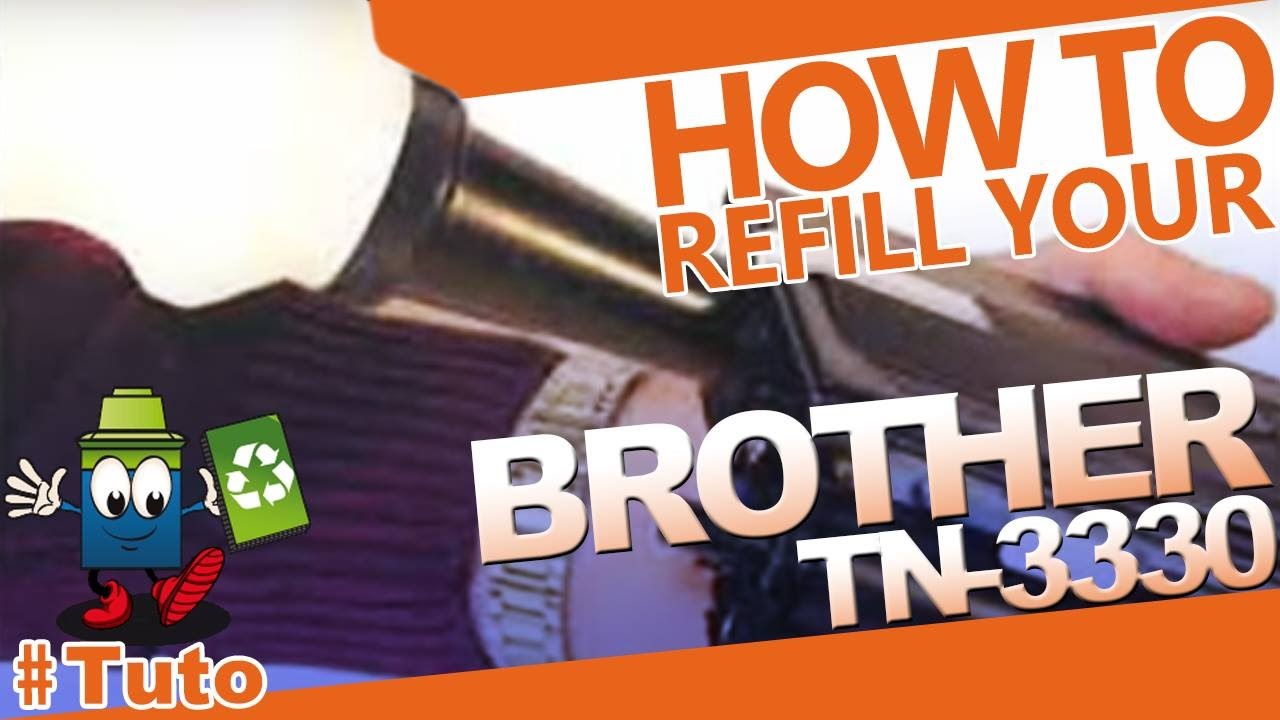 How To Refill A TN3330 / TN3380 Brother Toner