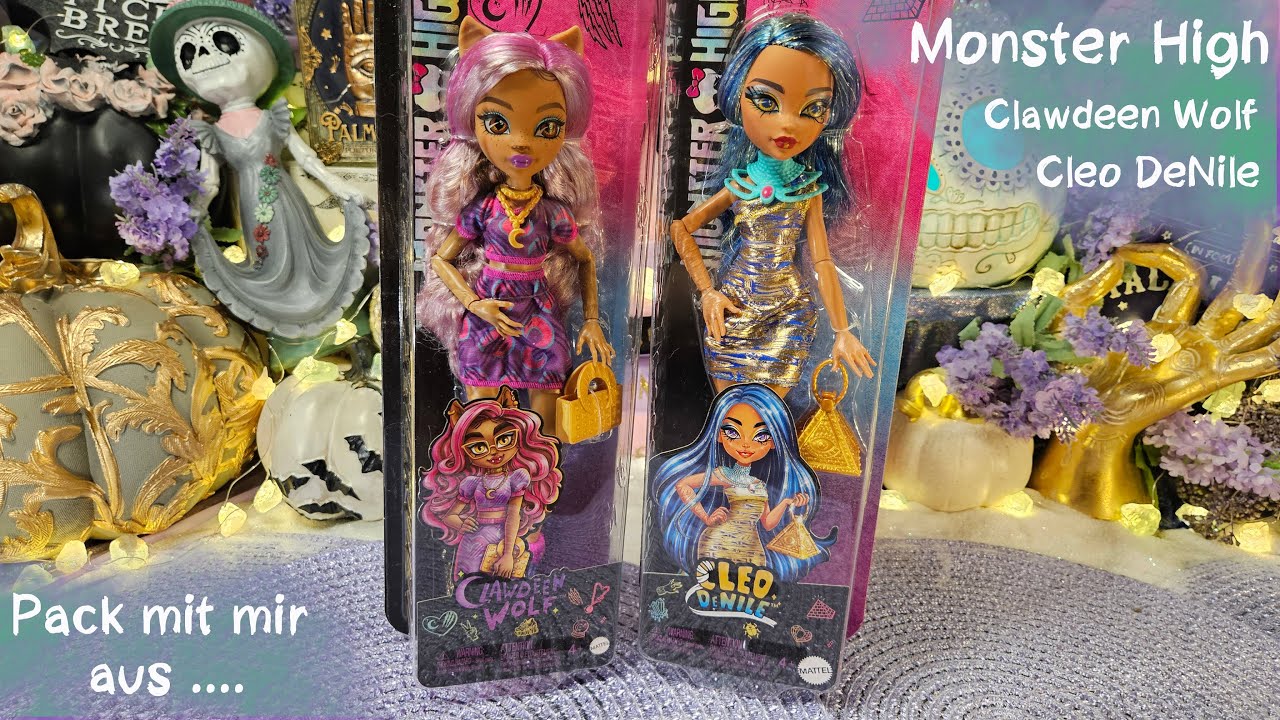 Monster High Puppe - Clawdeen Wolf  & Cleo de Nile - #Monsterhigh #unboxing #auspacken