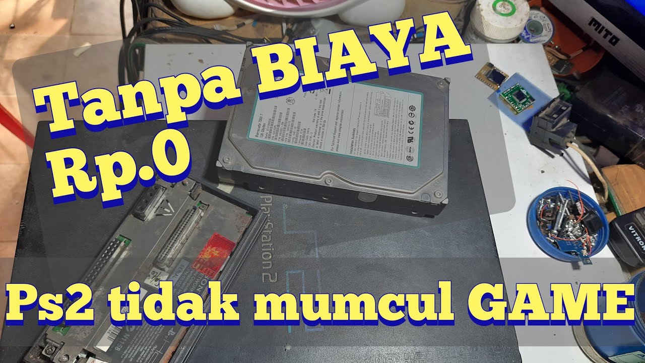 Servis ps2|| ps2 fat metrix hardisk internal tidak muncul game