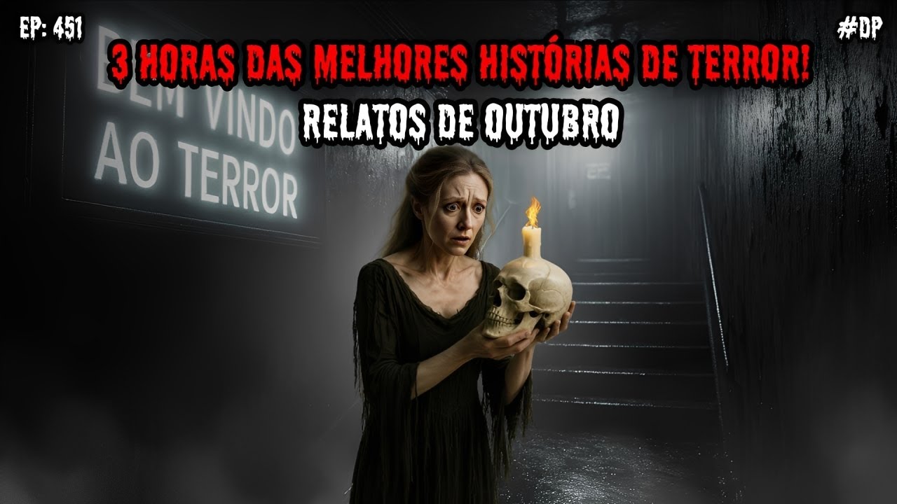3 HORAS DE TERROR - RELATOS DE OUTUBRO | EP.451 #dp