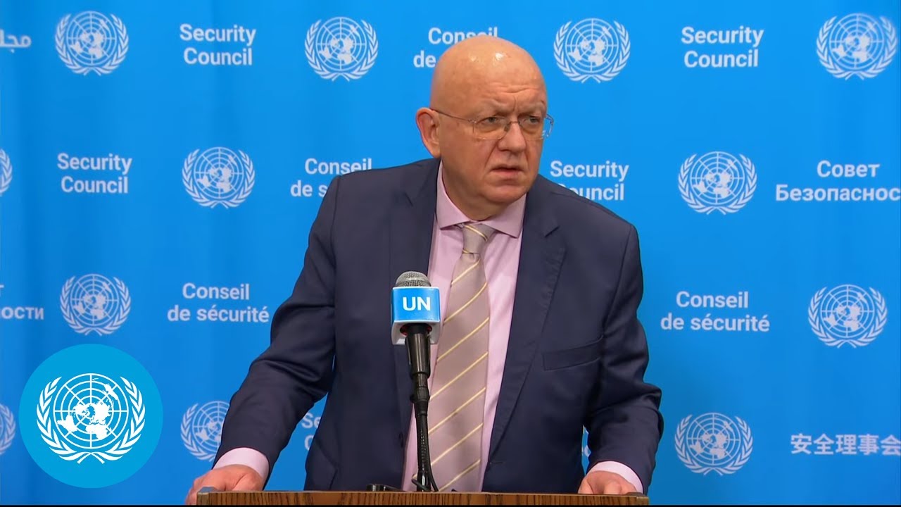 Russia on Ukraine - Security Council Media Stakeout | United Nations