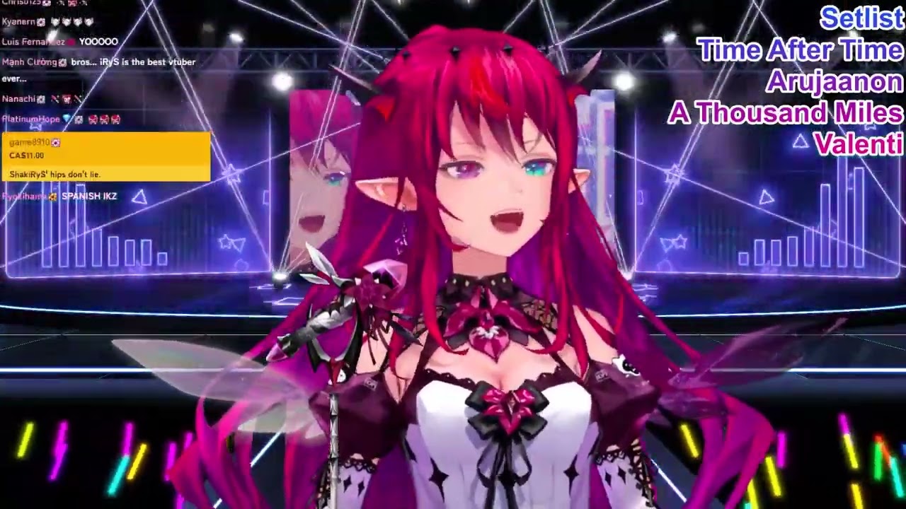 IRyS sings Hips Don't Lie by Shakira