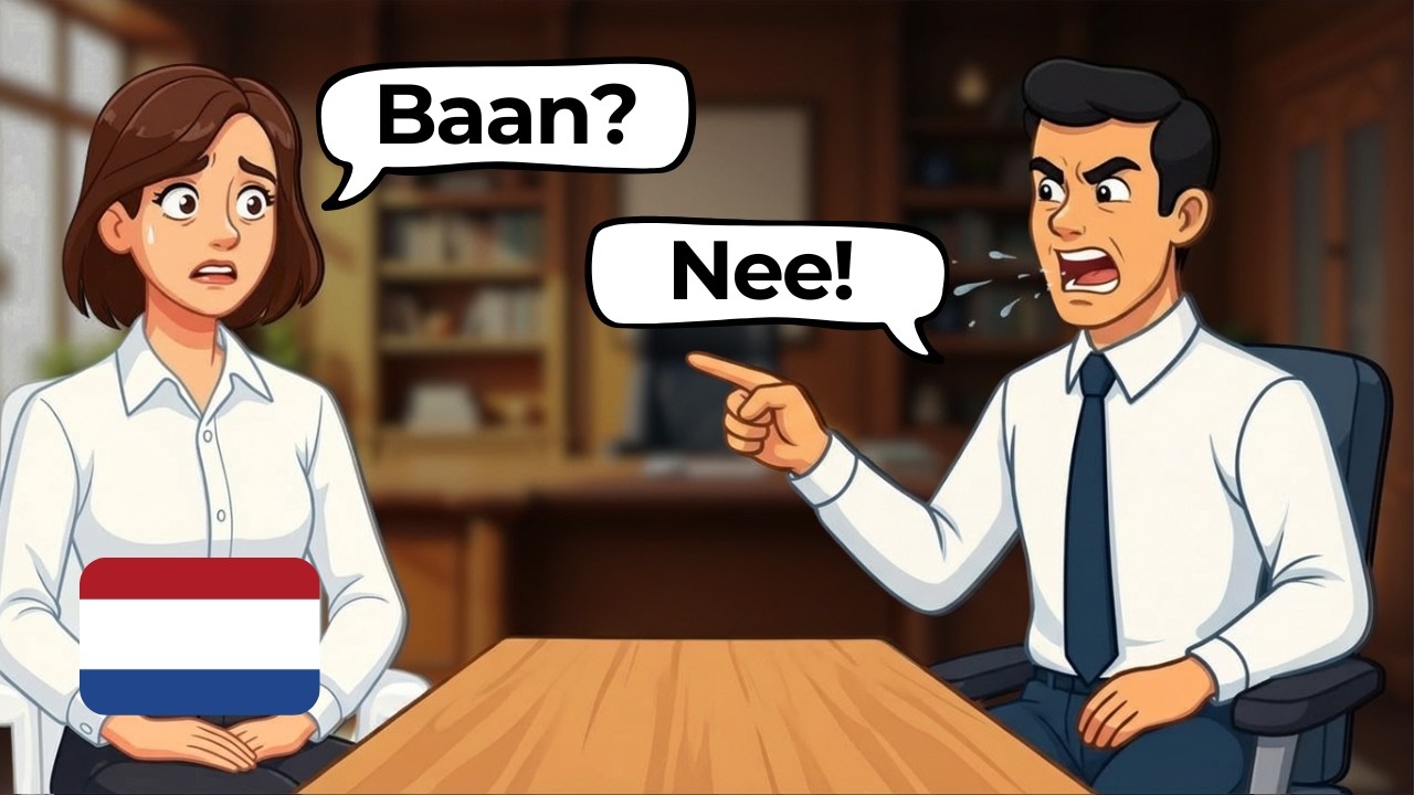 Job-Interview in Dutch | The Most Important Questions & Answers - Video Description