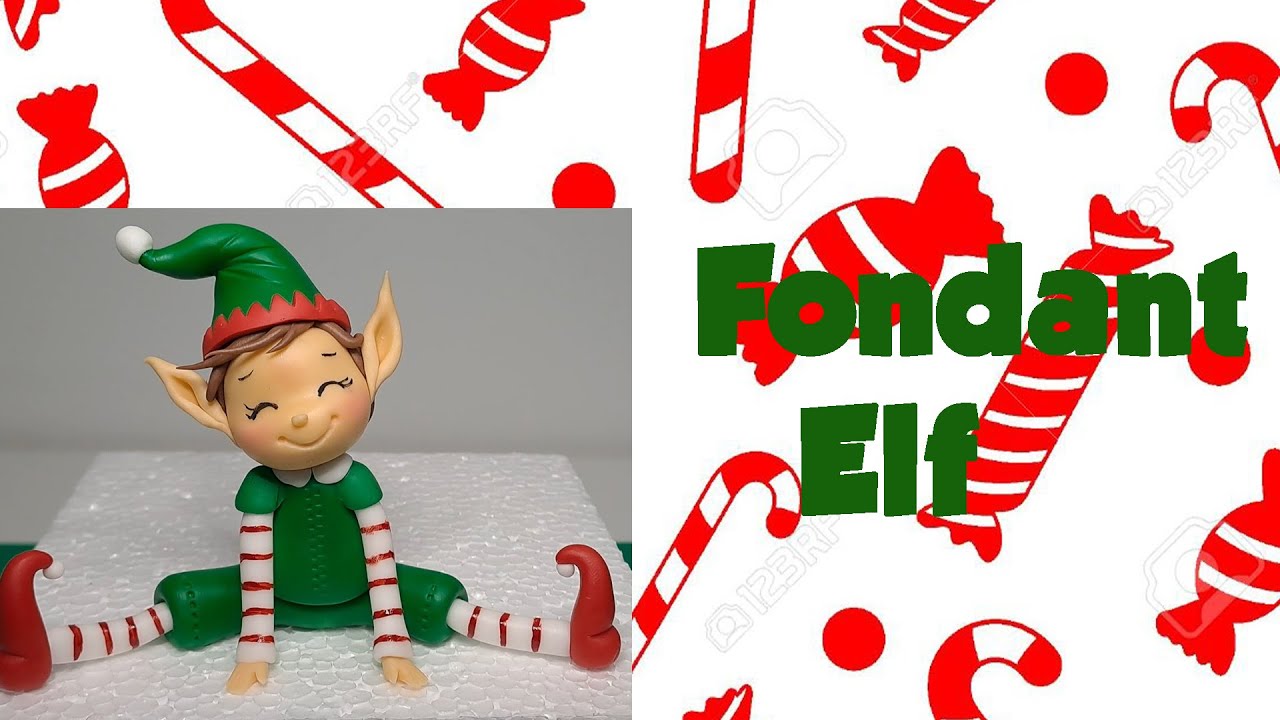 How to Make a Fondant Christmas Elf Cake Topper Video Tutorial