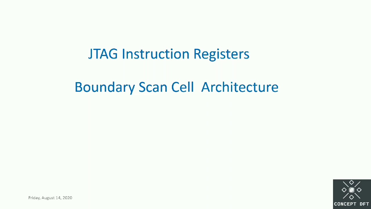 JTAG Instruction Registers | Boundary Scan Cell | Sample | Preload | Extest | Intest | HIGHZ |