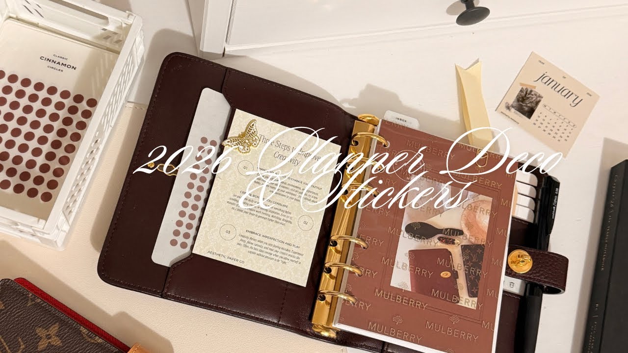 2026 Planner Deco & Stickers | Planner Update