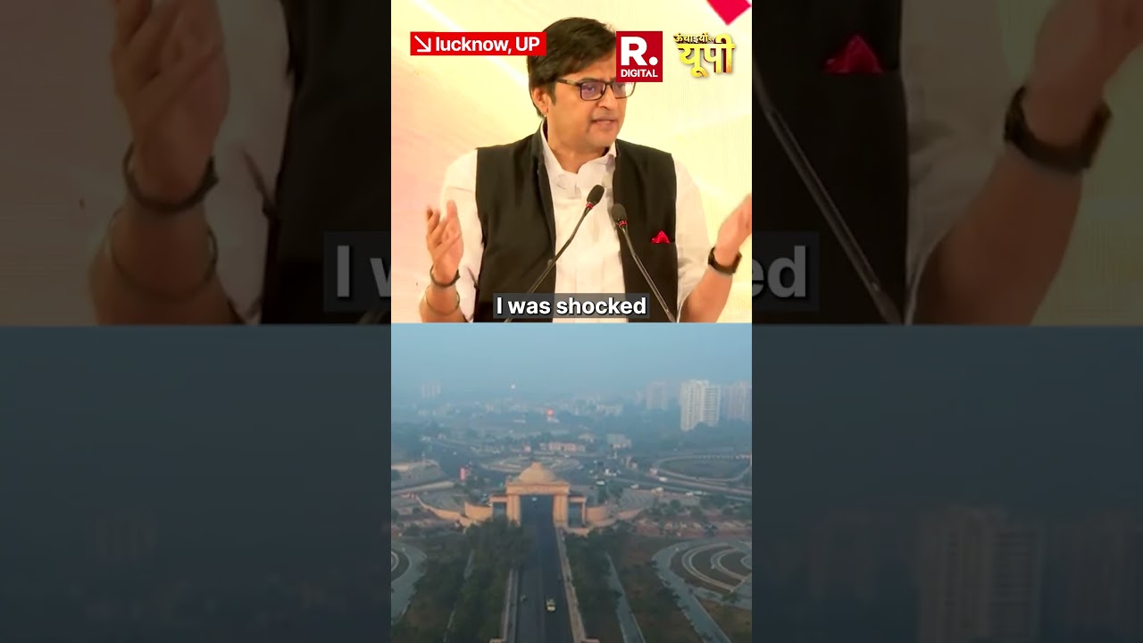 UP Summit: Arnab Fumes Lutyens' Media for Interviewing Gangsters In UP
