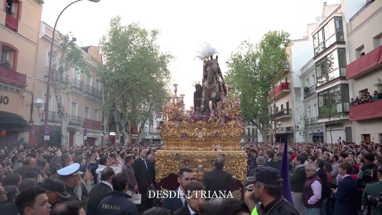 Santísimo Cristo de las Tres Caidas en la Capilla del Baratillo. Viernes Santo 2023.