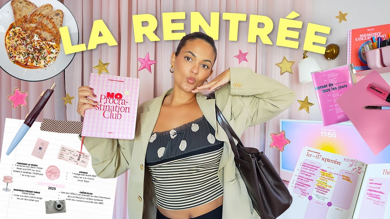 C'EST LA RENTRÉE ! (réorganisation, haul, visionboard...)