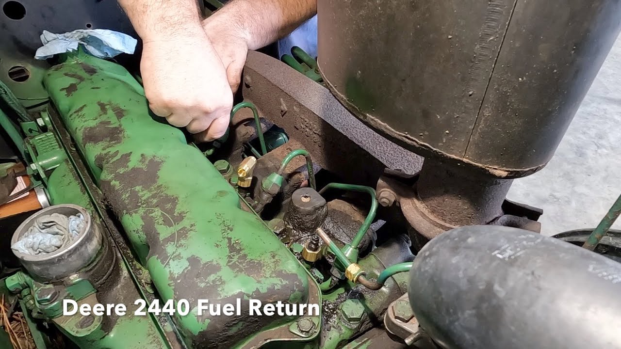 Deere 2440 Return Fuel Lines