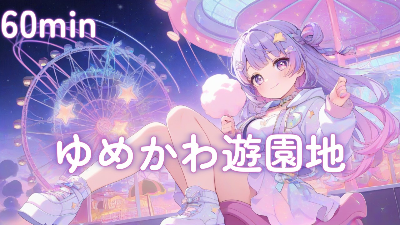 [フリーBGM] ゆめかわ遊園地/ Kawaii Future Chill 【作業用・勉強用・配信用】60min