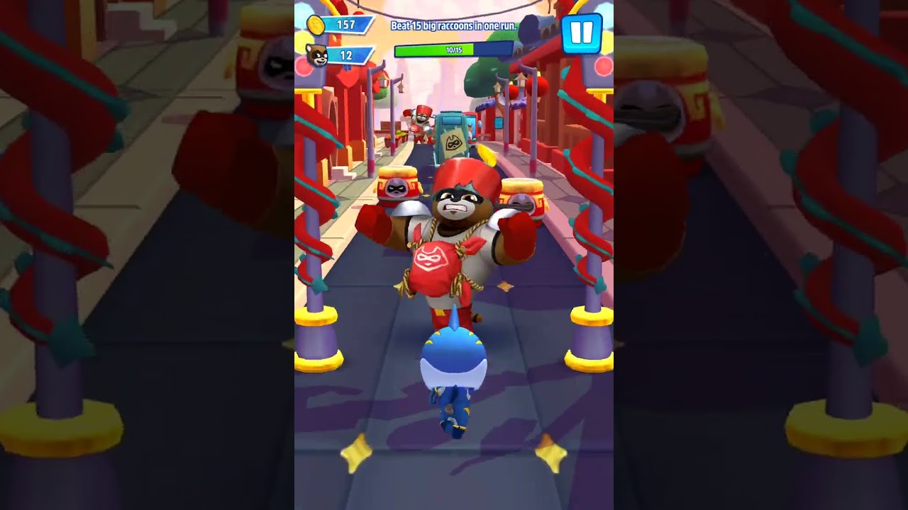 Talking Tom Hero Dash SPECIAL EVENTS - Beat 15 Big raccoons in one run Part 5