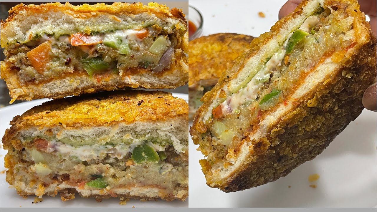 चटपटा कुरकुरा ज़बर्दस्त नाश्ता Crispy Crunchy Kurkure Burger, Best Burger Recipe,Street Style Burger
