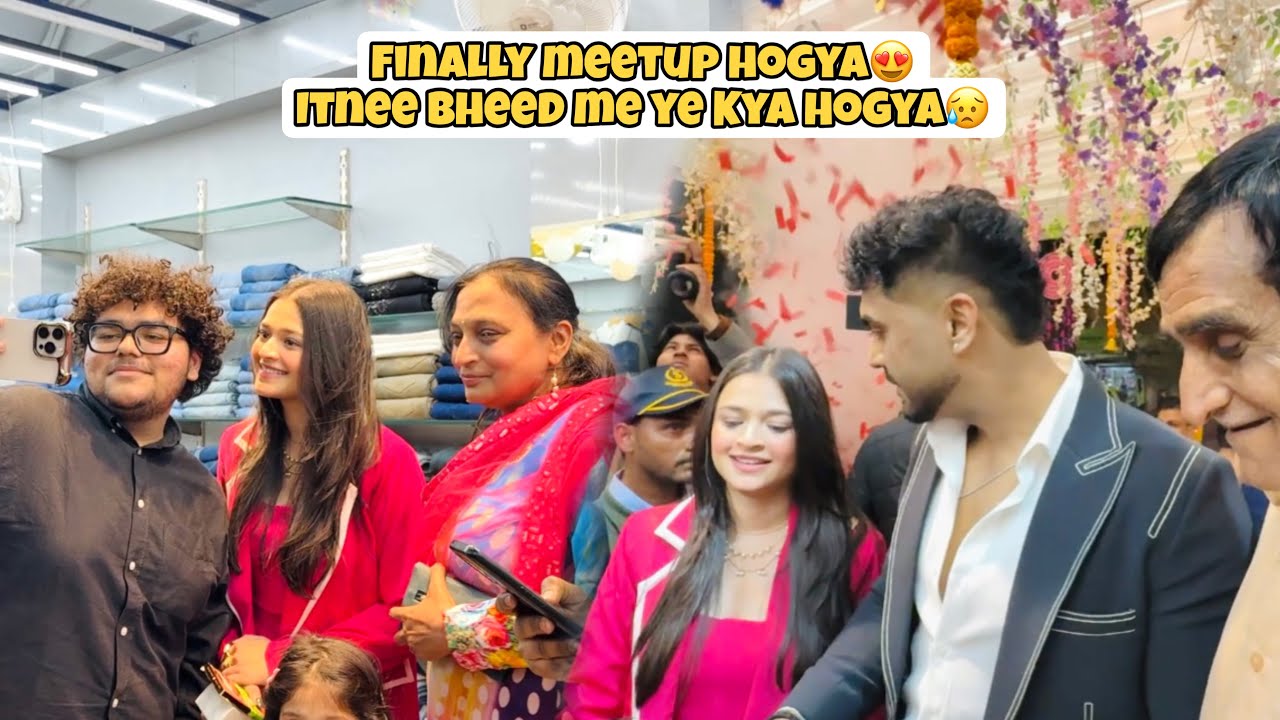 Finally Meetup Hogya😍 Itne Bheed Me Ye Kya Hogya😥 