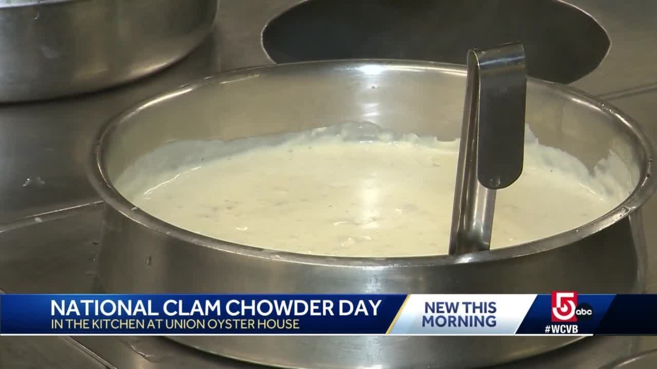 Famous Union Oyster House serves up clam chowder recipe