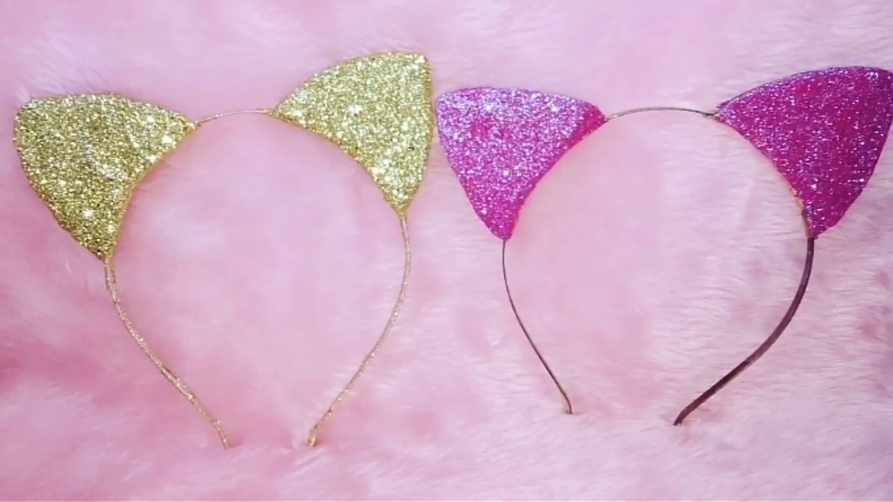 Diadema de Orejitas de gatito.