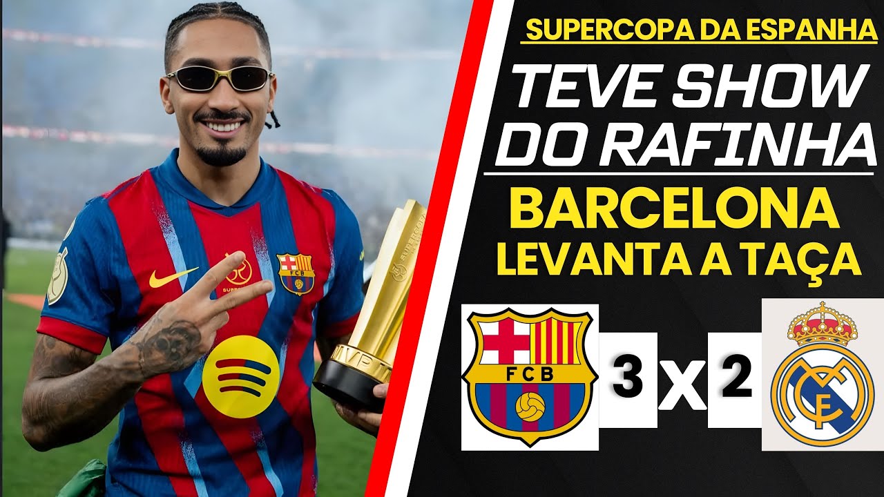 🔥Barcelona 3 x 2 Real Madrid / Supercopa da Espanha / Melhores Momentos ᴴᴰ - BARCELONA CAMPE&Atilde;O!