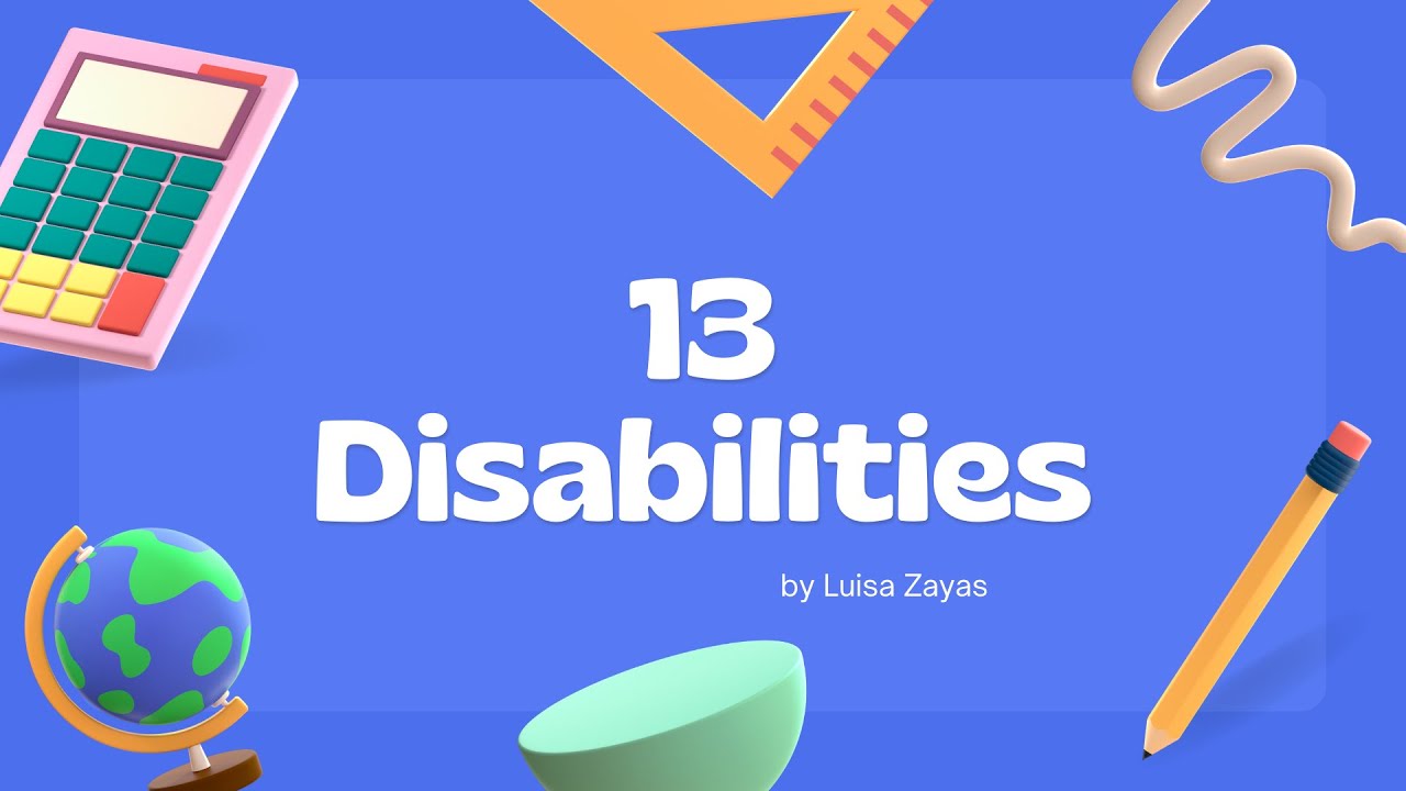 13 Disabilities Conditions and Eligibility Definitions