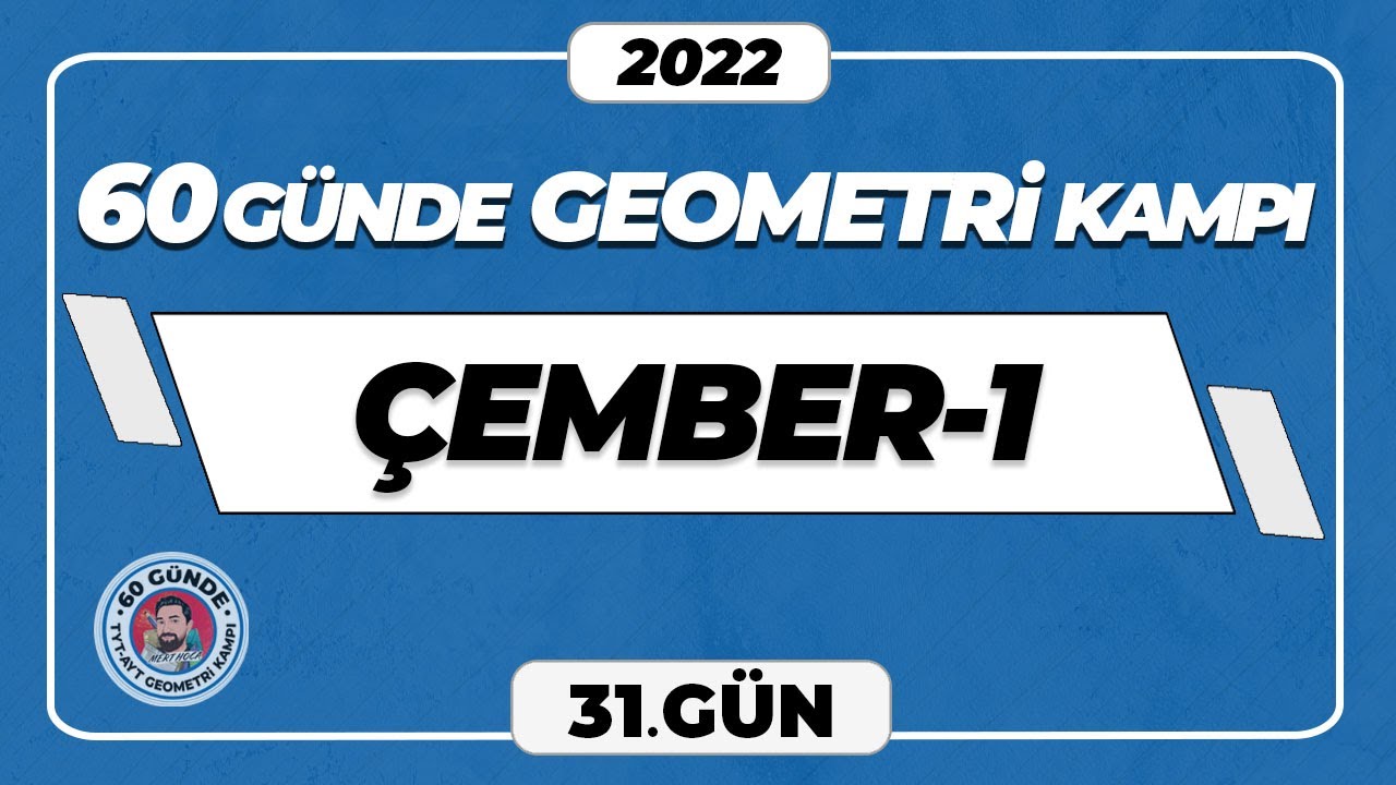 Çember-1 | 60 Günde Geometri Kampı | 31.Gün | #merthoca #60gündegeo