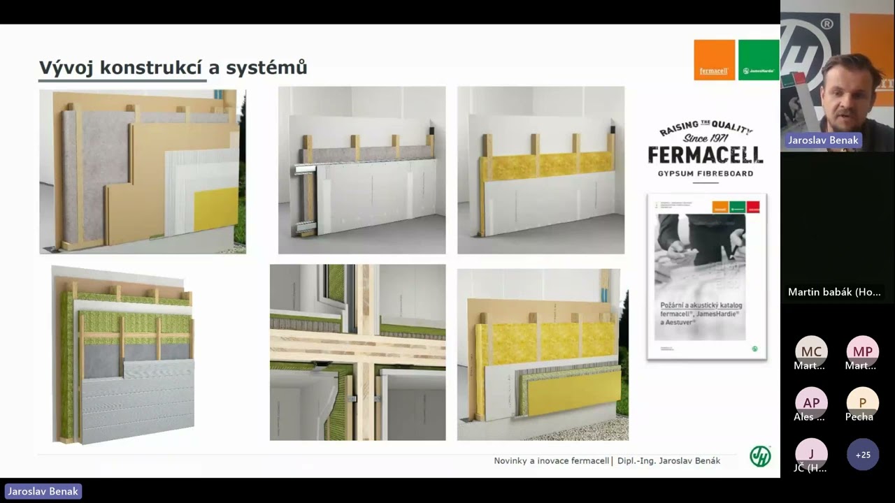 Novinky a inovace v dřevostavbách_odborný webinář firmy James Hardie.