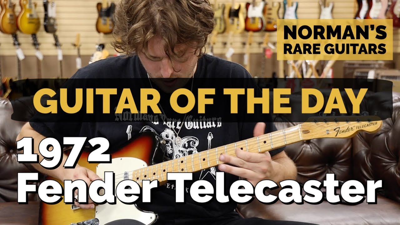 Guitar of the Day: 1972 Fender Telecaster Sunburst | Norman's Rare Guitars