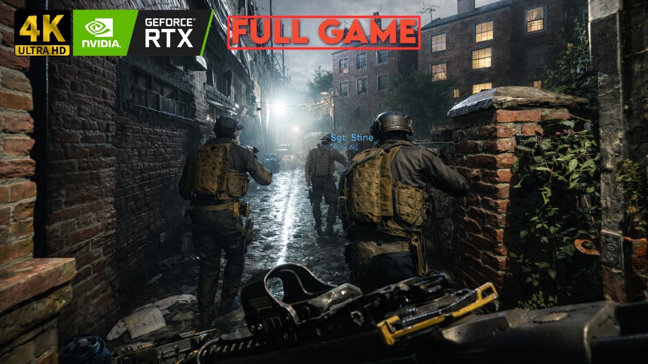 Call Of Duty Modern Warfare: Full Gameplay [4K] PC NVIDIA GeForce RTX 4050 Laptop GPU -No Commentary