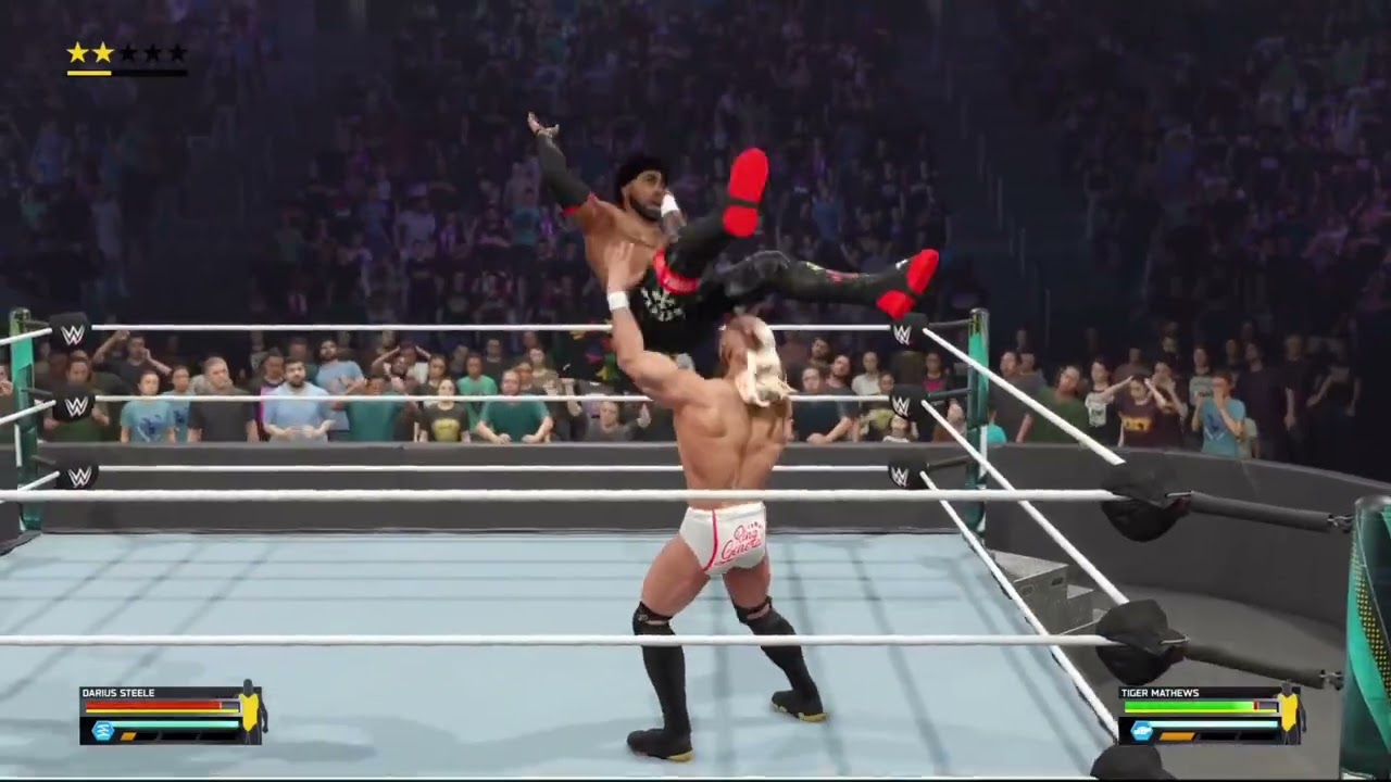 Darius Steele vs Tiger Mathews, NXT Stand & Deliver, WWE 2K25 Universe Mode