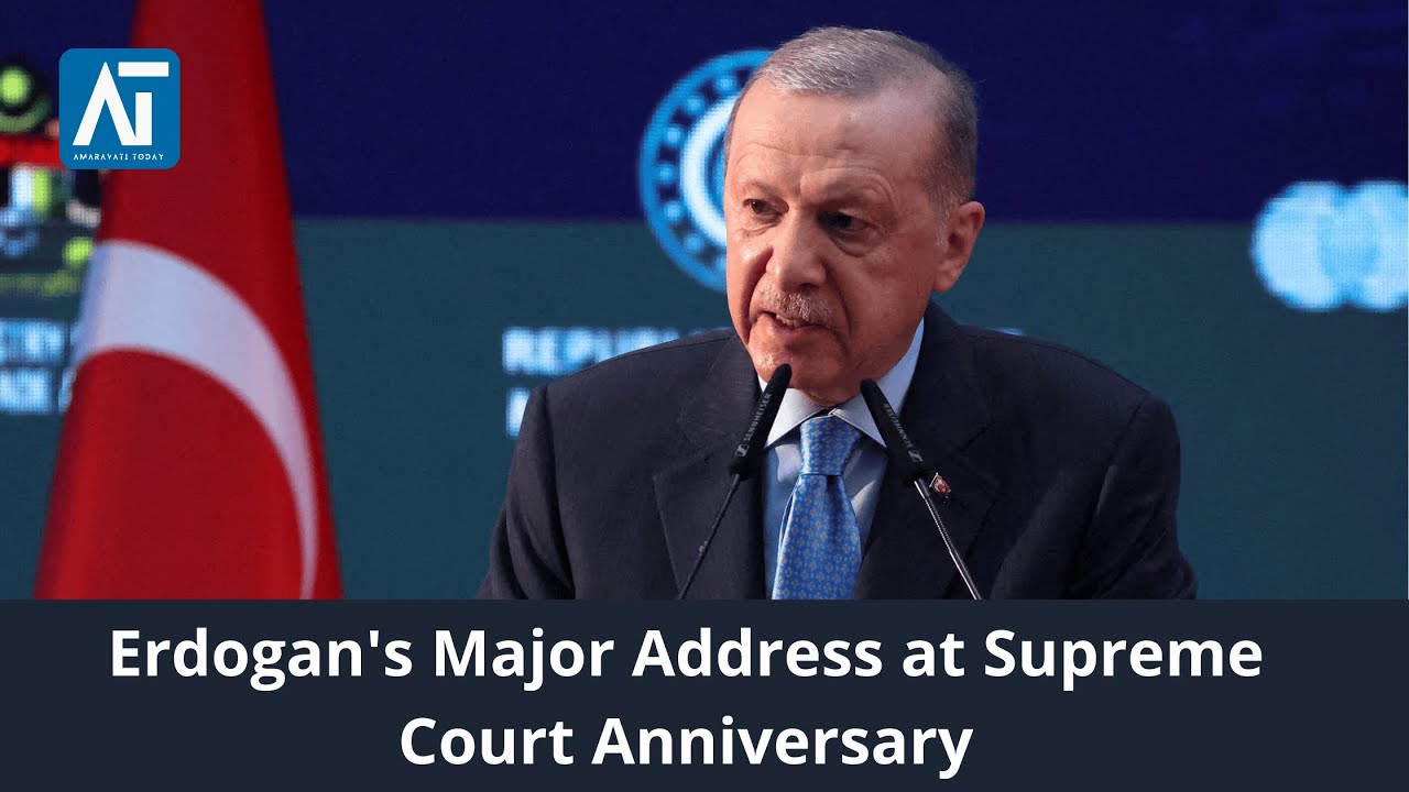 Erdogan Speaks at Turkish Supreme Court Anniversary | Turkey News | AT World News LIVE