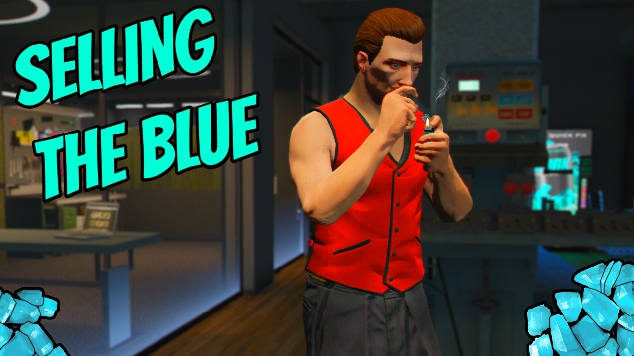 Selling the blue in GTA 5 RP - Day 660