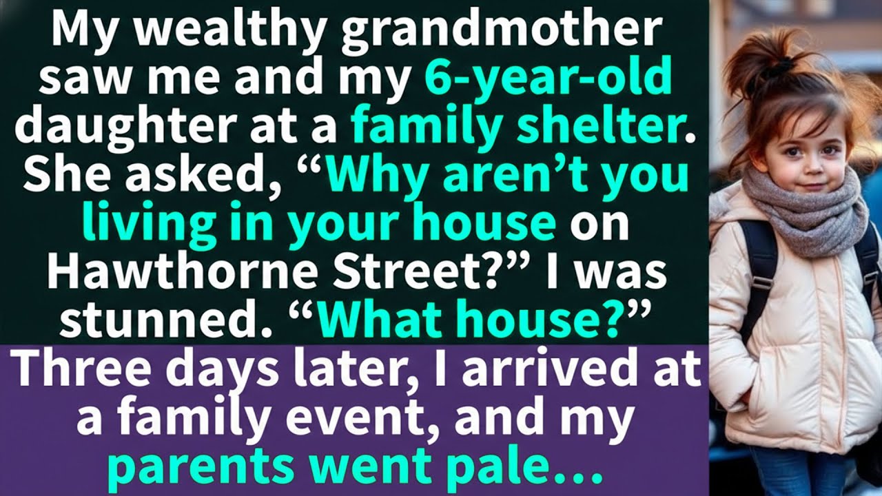 My 6-year-old and me were at a SHELTER when a black sedan arrived…