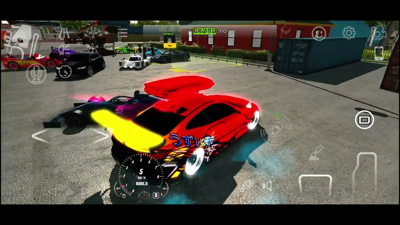 Jogando  car parking no online  