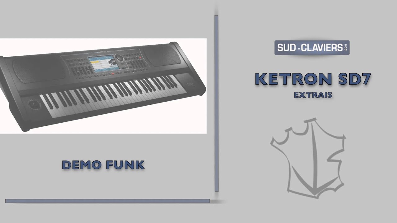 Extraits Ketron SD7 : Rock&roll, Pop, Dance et Party