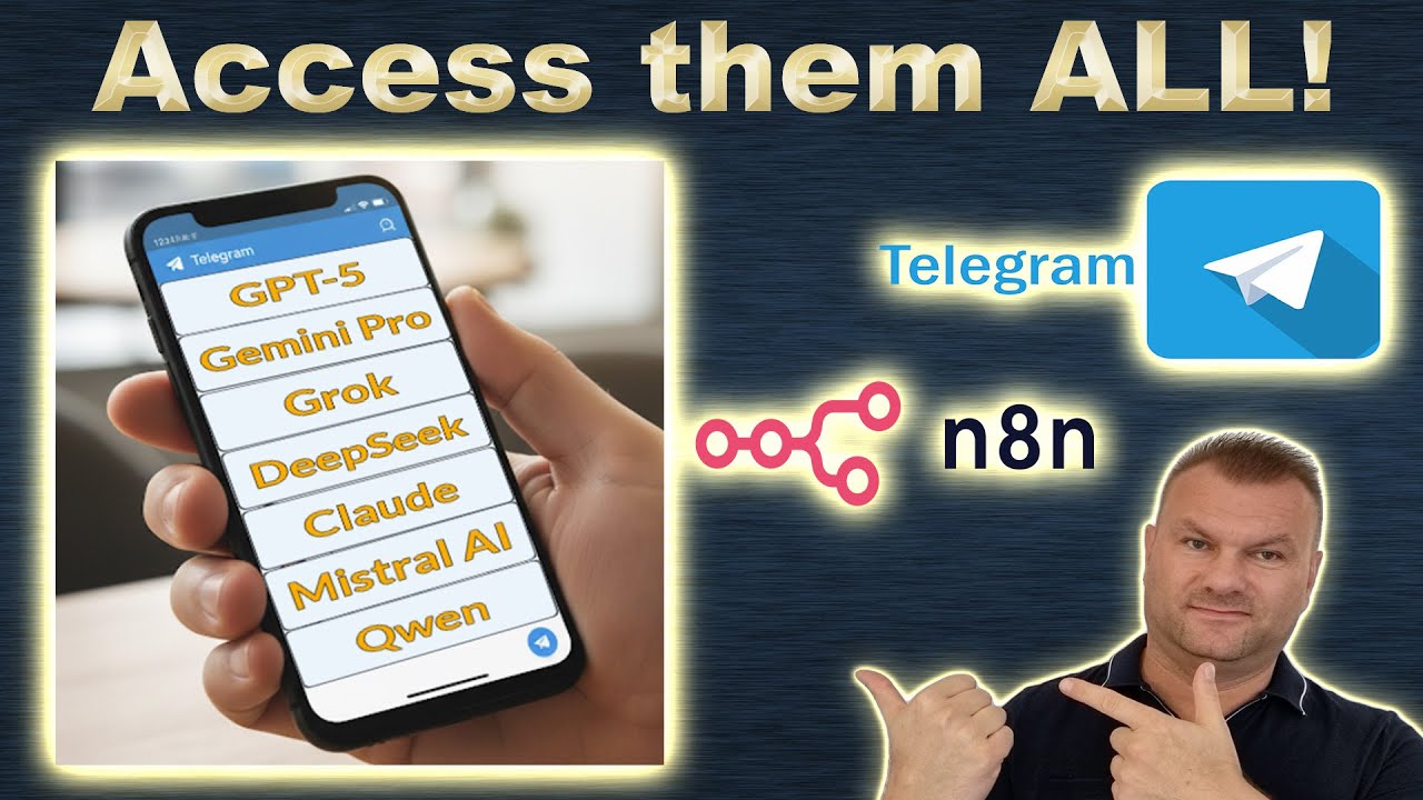 n8n Telegram bot to access all LLM's!  (step-by-step tutorial)