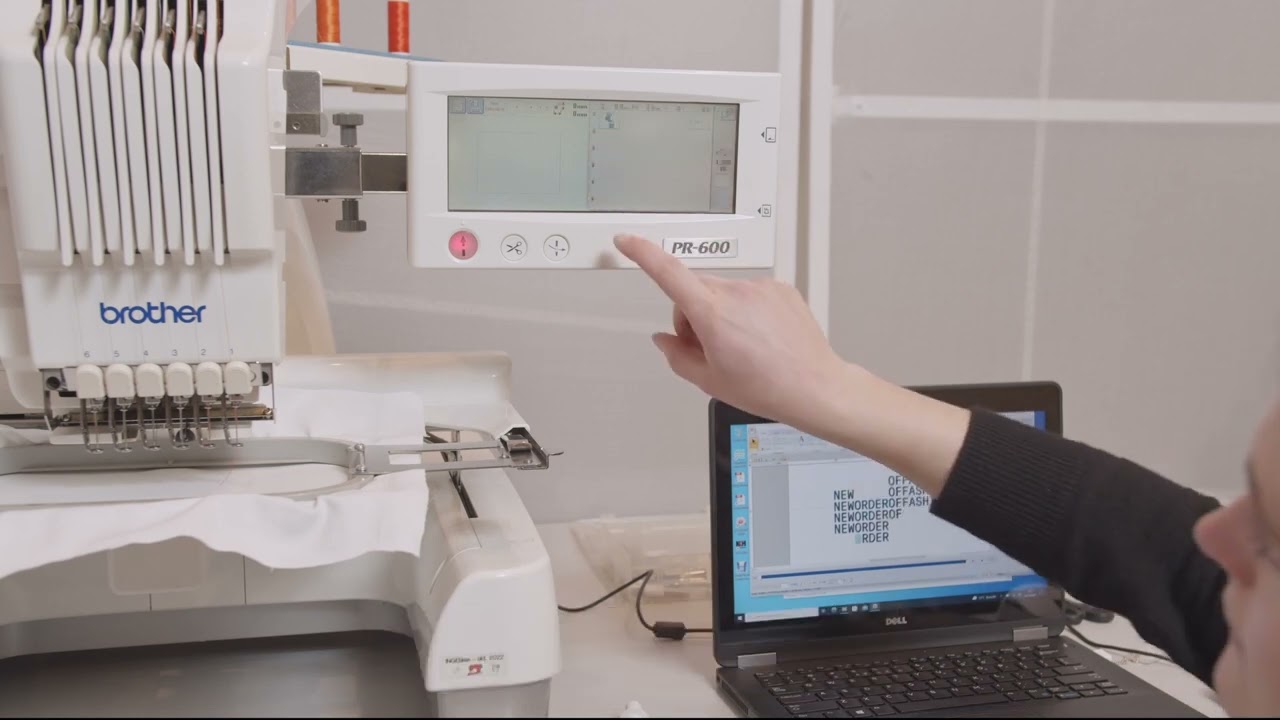 NOoF LAB: Brother PR600 Embroidery - Sewing from a Vector File