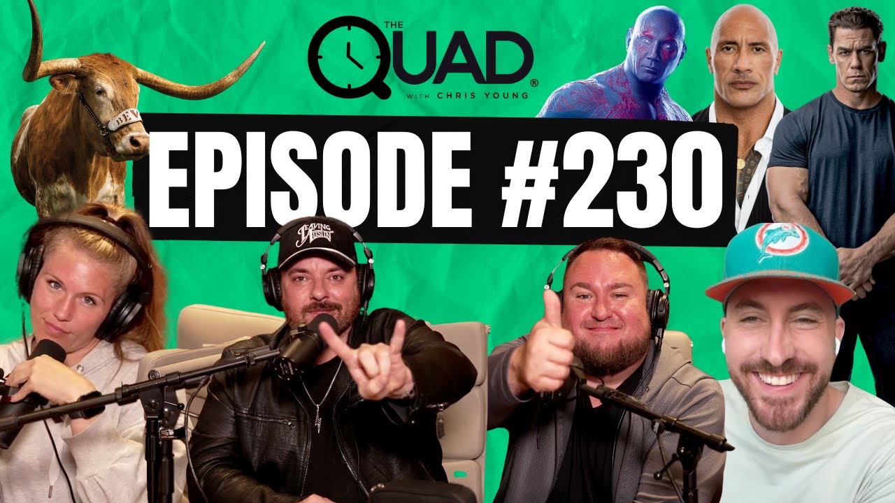 The Quad with Chris Young | Ep. 230 | Who’s the worst WWE Actor & Chiefs Survive